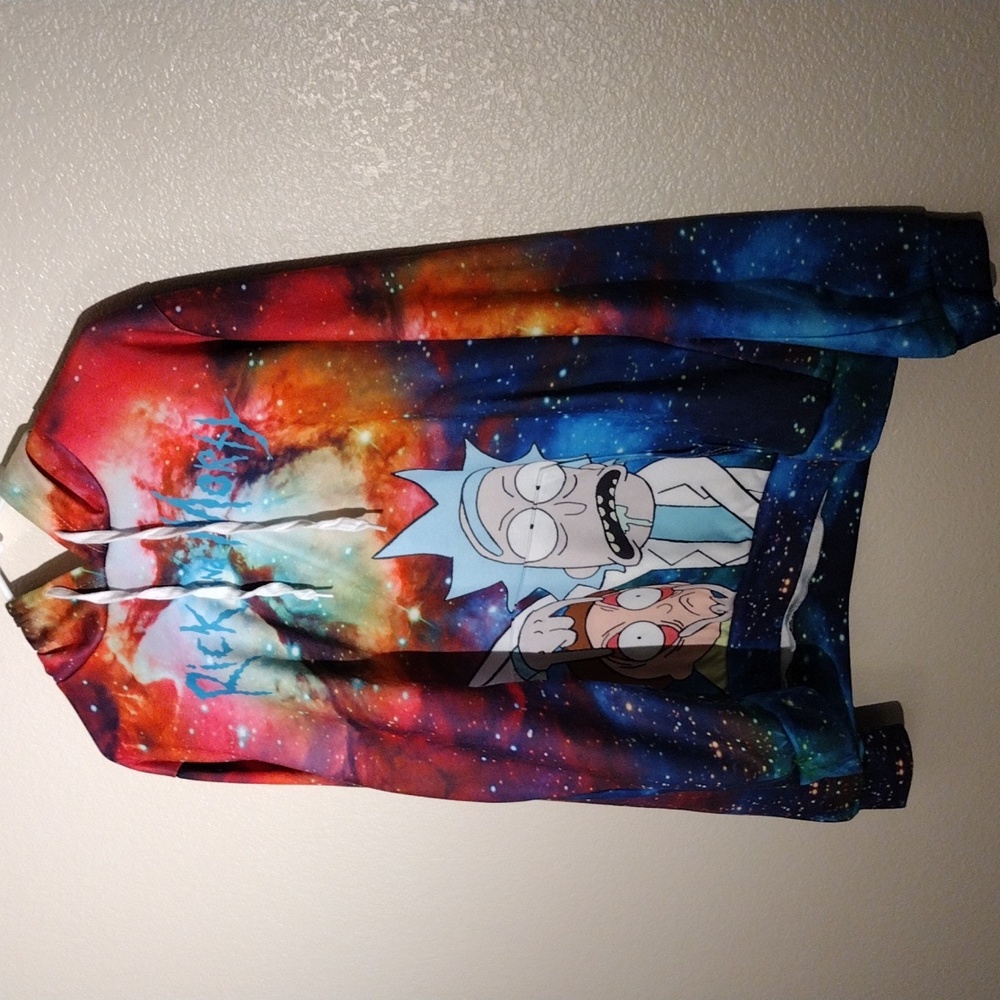 Classic Rick and Morty pullover hoodie